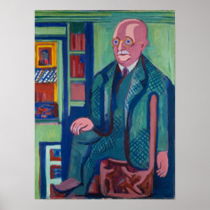 Kirchner - Portrait Dr. Carl Hagemann 1928 Poster