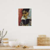 Kirchner - Portrayed Erna Poster (Küche)