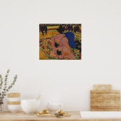 Kirchner - Ringkämpfer Poster (Küche)