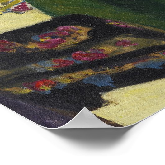 Kirchner - Stillleben mit Kalla Poster (Ecke)