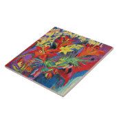 Kirchner - Stillleben mit Lilies Fliese (Seite)