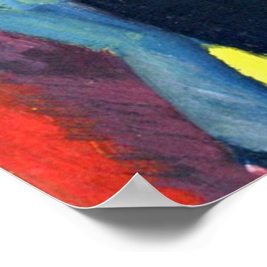 Kirchner - Tango Tea; Ernst Kirchner painting Poster (Ecke)