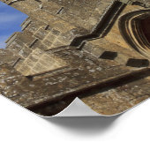 Kirchturm St. James, Chipping Camden Poster (Ecke)