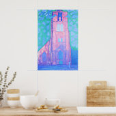 Kirchturm von Domburg, Piet Mondrian Poster (Küche)