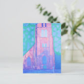 Kirchturm von Domburg, Piet Mondrian Postkarte (Stehend Vorderseite)