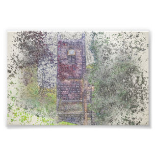 Kirchturm von St. Mary, Luddenden Fotodruck
