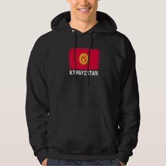 Kirgisische Flagge Unterstützung kirgisische Mensc Hoodie