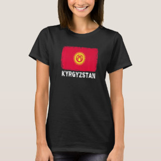 Kirgisische Flagge Unterstützung kirgisische Mensc T-Shirt