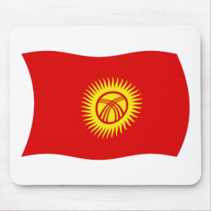 Kirgisische Staatsflagge Mousepad