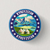 Kirgisistan Button (Vorderseite)