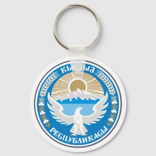 Kirgisistan COA Schlüsselanhänger