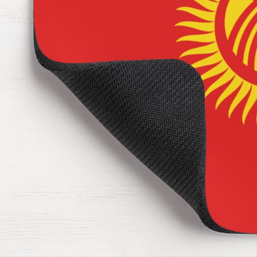 Kirgisistan Flag Mousepad (Ecke)