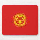 Kirgisistan Flag Mousepad (Vorne)