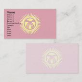 Kirgisistan-Flagge Visitenkarte (Vorne/Hinten)