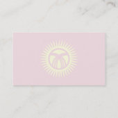 Kirgisistan-Flagge Visitenkarte (Rückseite)