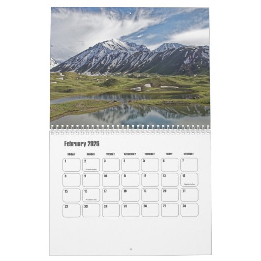 Kirgisistan Kalender (Feb 2026)