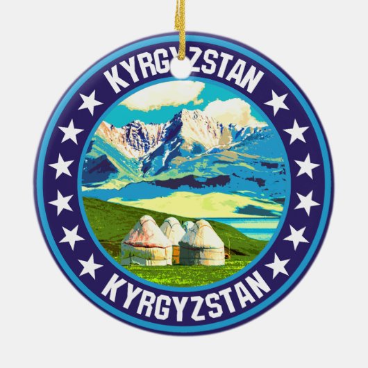 Kirgisistan Keramik Ornament (Hinten)