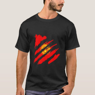 Kirgisistan Kirgisische Pride Kirgisistans Klaue K T-Shirt