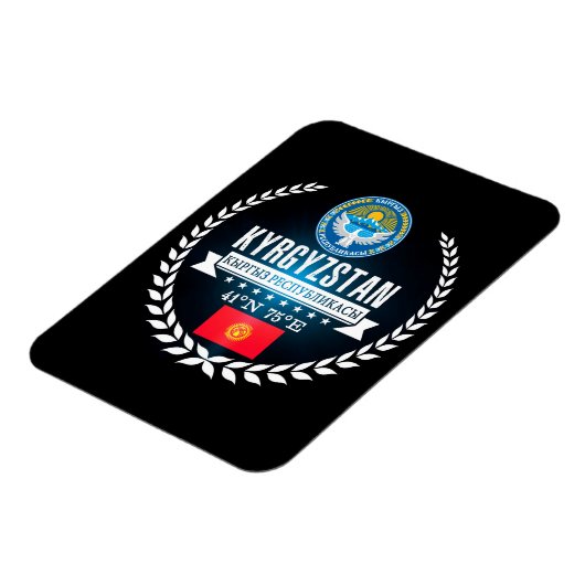 Kirgisistan Magnet (Linke Seite)
