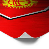 Kirgisistan Poster (Ecke)