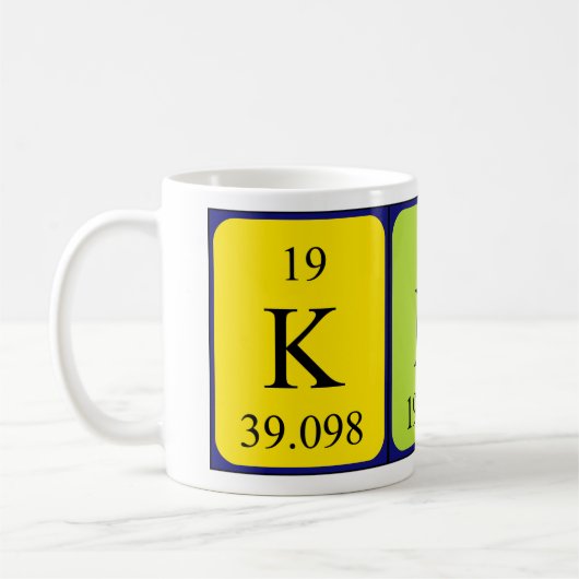 Kiri Periodenname Tasse (Links)