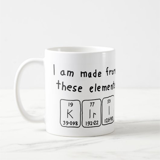 Kiri Periodenname Tasse (Links)
