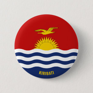 Kiribati Flag Charming Patriotic Button