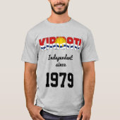 Kiribati Flag Independence Celebration T-Shirt (Vorderseite)