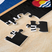 Kiribati Flag & Kiribati Land /Kiribati Inseln Puzzle (Seite)