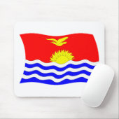 Kiribati Flag Mousepad (Mit Mouse)