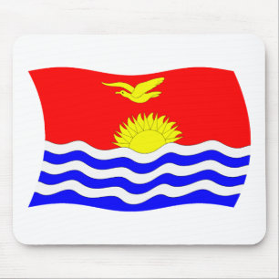 Kiribati Flag Mousepad