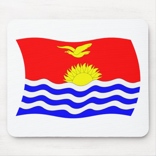 Kiribati Flag Mousepad (Vorne)