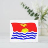 Kiribati Flag Postkarte (Stehend Vorderseite)