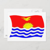 Kiribati Flag Postkarte (Vorne/Hinten)