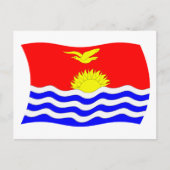 Kiribati Flag Postkarte (Vorderseite)