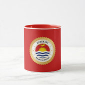 Kiribati Flag Tasse (Zentrum)