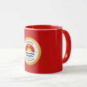 Kiribati Flag Tasse (VorderseiteRechts)