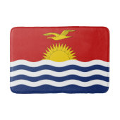 Kiribati-Flagge Badematte (Vorderseite)