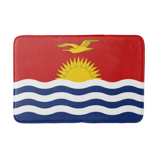 Kiribati-Flagge Badematte (Vorderseite)