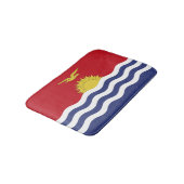 Kiribati-Flagge Badematte (Schrägansicht)