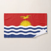 Kiribati-Flagge Badhandtuch Set (Handtuch)