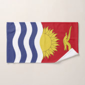 Kiribati-Flagge Badhandtuch Set (Handtuch)