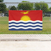 Kiribati-Flagge Banner (Insitu)