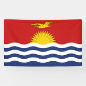 Kiribati-Flagge Banner (Horizontal)