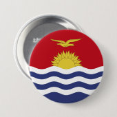 Kiribati-Flagge Button (Vorne & Hinten)