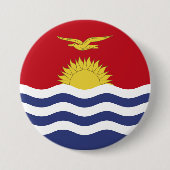 Kiribati-Flagge Button (Vorderseite)