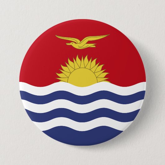 Kiribati-Flagge Button (Vorderseite)