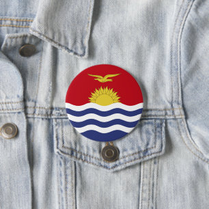 Kiribati-Flagge Button