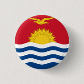 Kiribati-Flagge Button (Vorderseite)