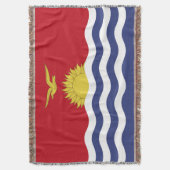 Kiribati-Flagge Decke (Vorderseite Vertikal)